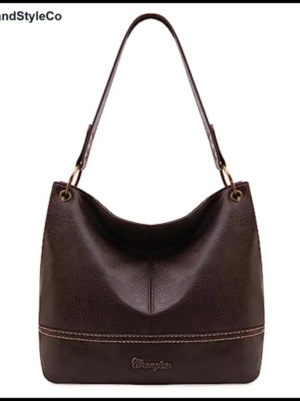 Vegan Leather Hobo Bag Top Handle Shoulder Purse Large